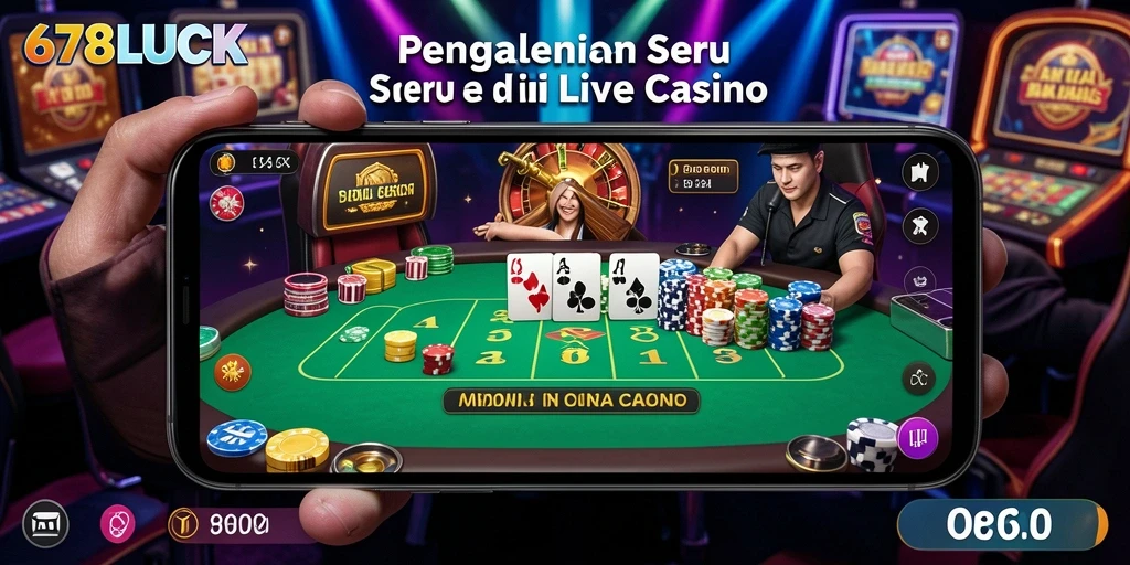 Gameplay Live Casino yang mendebarkan di 678LUCK.