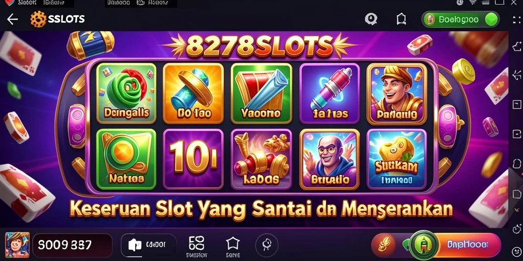 Tampilan gameplay 8278SLOTS yang menjanjikan kesenangan tanpa batas.