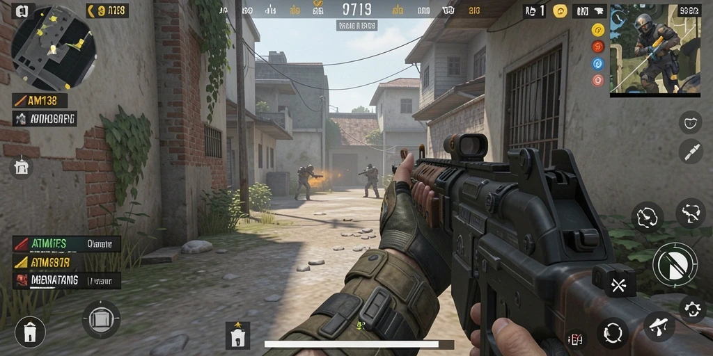 Screenshot dari gameplay menarik ATM138 dengan aksi tembak-menembak yang mendebarkan.