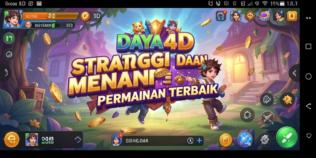Tampilan menarik dari gameplay strategi DAYA4D.