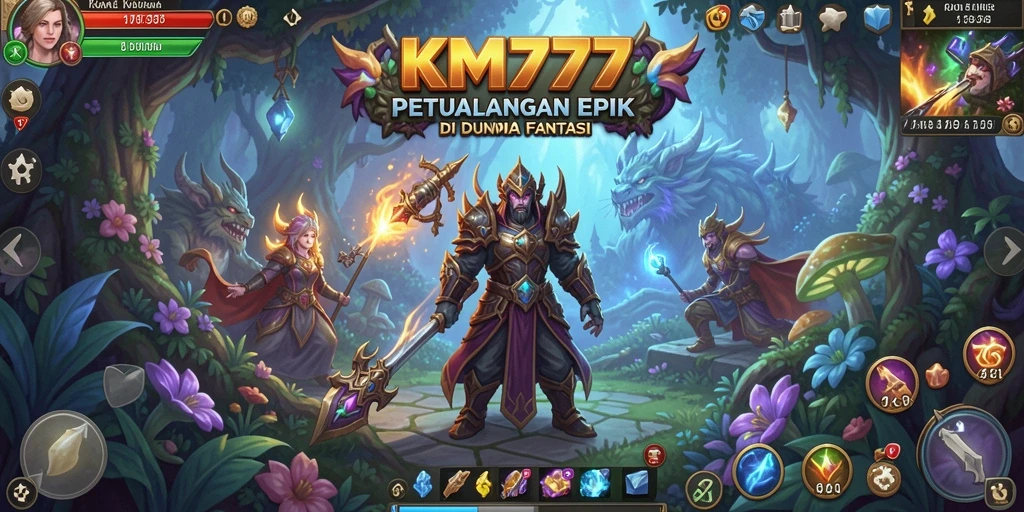 Tampilan menarik dari gameplay petualangan KM777 yang penuh aksi.