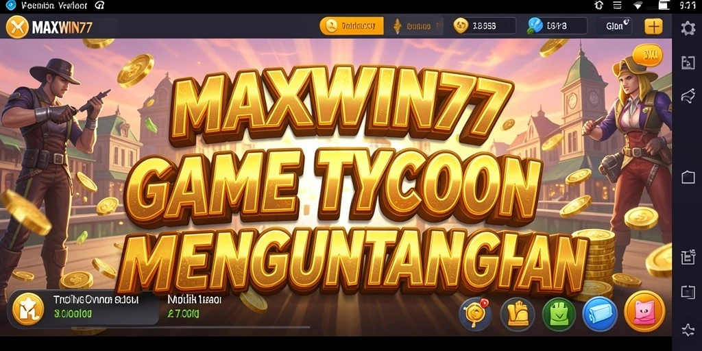Tampilan screenshot utama MAXWIN77 yang menunjukkan gameplay Tycoon yang menarik.