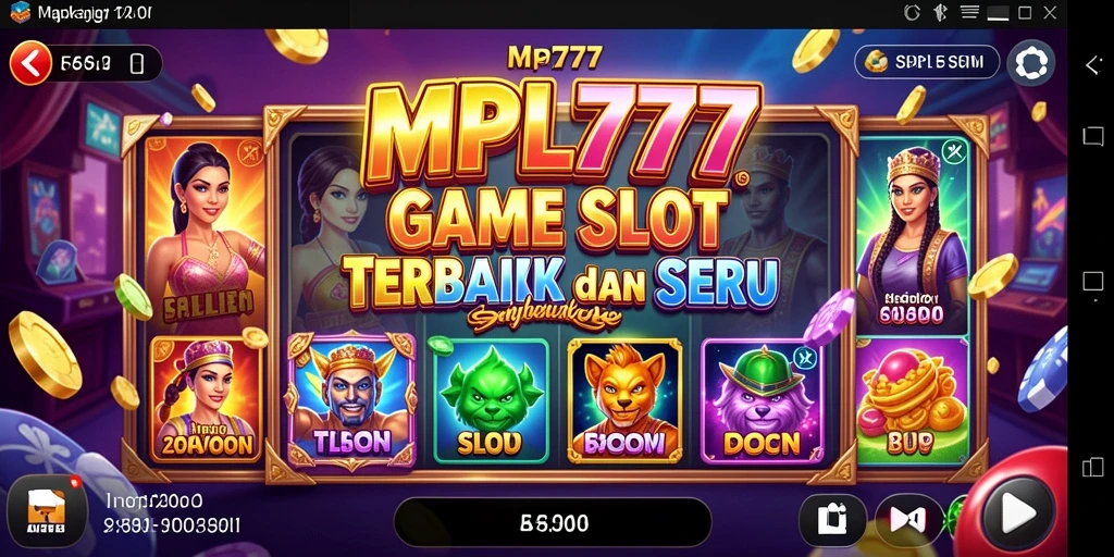 Tampilan gameplay seru MPL777 dengan slot yang beragam dan grafis menarik.