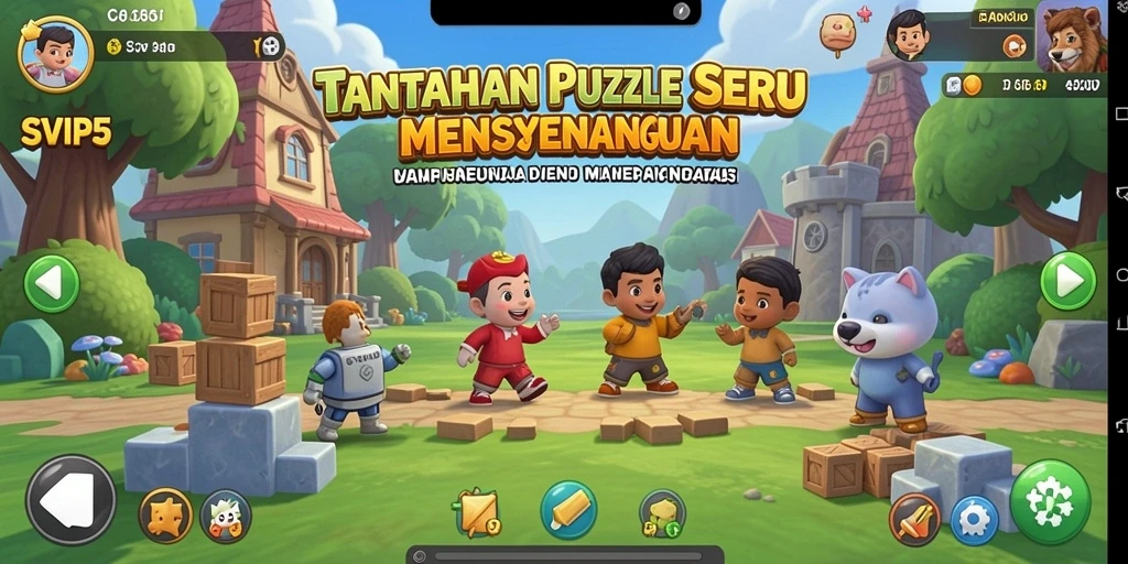 Gameplay menantang dengan teka-teki menarik di SVIP5.